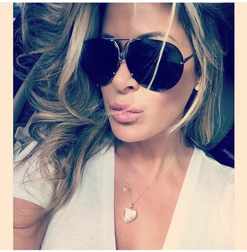 Big Brand design Aviation sunglasses Men fashion shades mirror female Sun Glasses women eyewear metal frame sunglasses sunshade